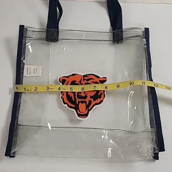 Chicago Bears Clear Tote Bag - Picture 5 of 9
